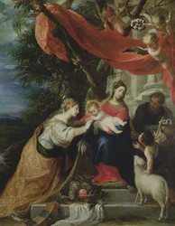 De mystieke verloving van St. Catherine, 1660